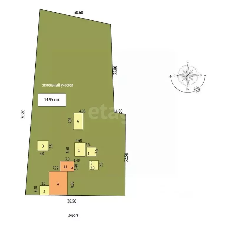 Дом в Забайкальский край, Чита ул. Рахова, 38 (61 м) - Фото 2