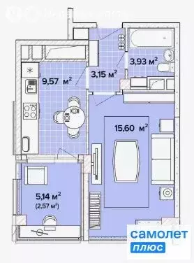 1-комнатная квартира: Краснодарский край, Туапсинский район, пос. ... - Фото 1