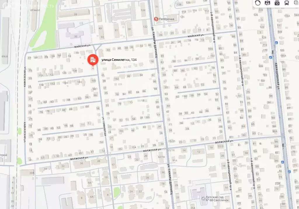 Участок в Тамбов, улица Семилетки, 134 (6 м) - Фото 1