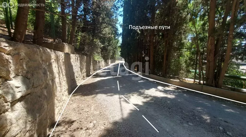 Участок в Кореиз, посёлок Мисхор (1 м) - Фото 1
