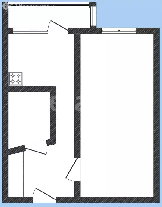 2-комнатная квартира: Ижевск, улица 10 лет Октября, 19 (32 м) - Фото 0