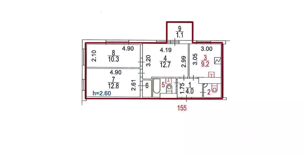 2-к кв. Москва пос. Коммунарка, Эдальго мкр, 4 (57.0 м) - Фото 0