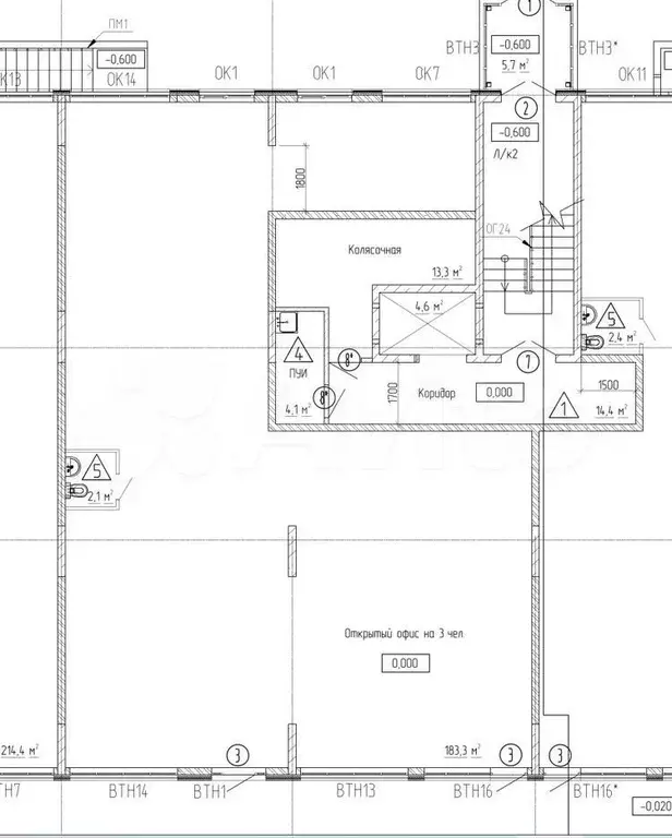 Свободного назначения, 184 м, цена 60 000 м2 - Фото 1