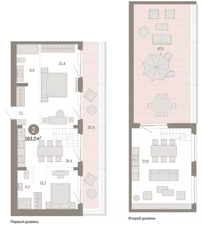 2-комнатная квартира: Тюмень, жилой комплекс На Минской (163.21 м) - Фото 2