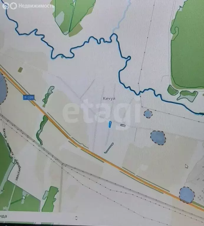 Участок в Кичуй, Центральная улица (26 м) - Фото 2