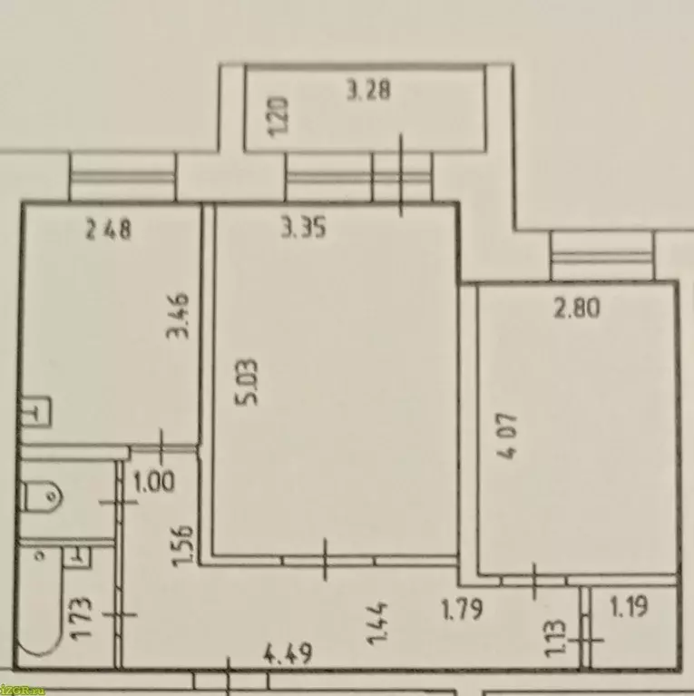 Продаётся 2-к квартира, 52.1 м - Фото 1