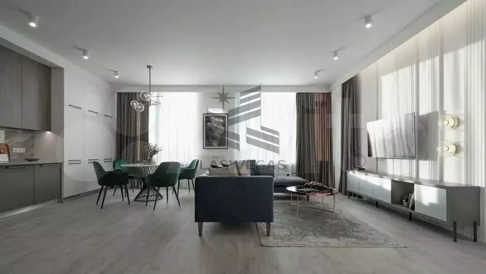 3-к. квартира, 130 м, 8/11 эт. - Фото 1