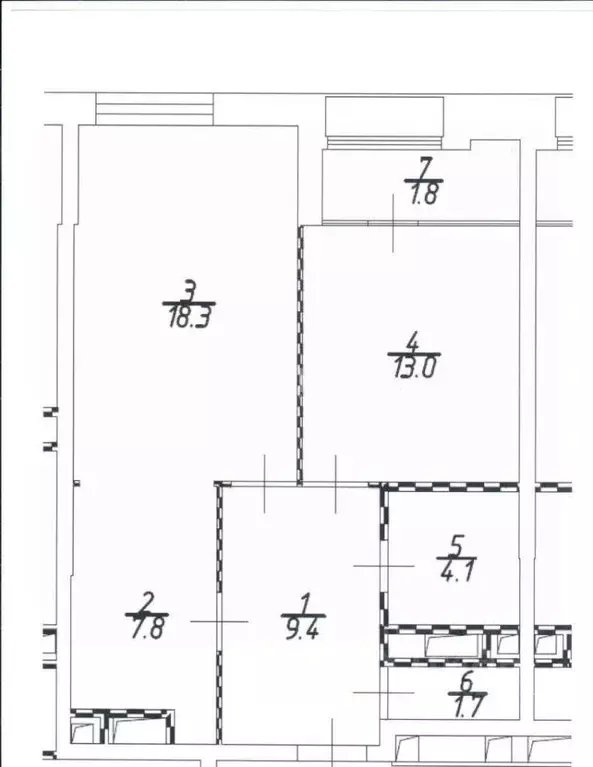 Квартира, 2 комнаты, 56 м - Фото 0