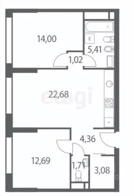 Дом в Саратовская область, Балашов Верхняя ул., 38 (60 м) - Фото 2