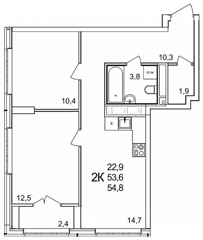 2-к кв. Нижегородская область, Нижний Новгород д. Анкудиновка, КМ ... - Фото 0