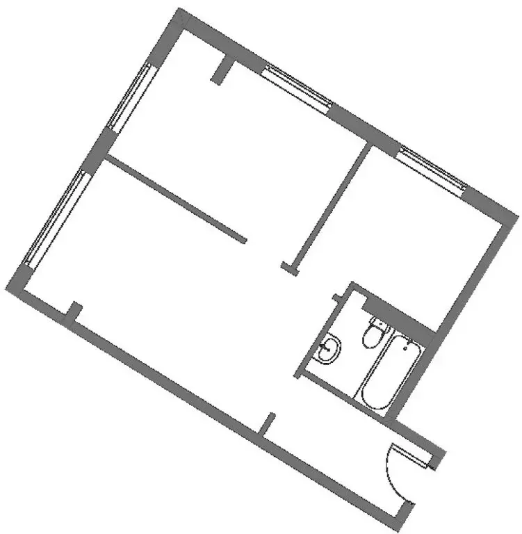 2-комнатная квартира: Хоста, Шоссейная улица, 9к2 (48.2 м) - Фото 0