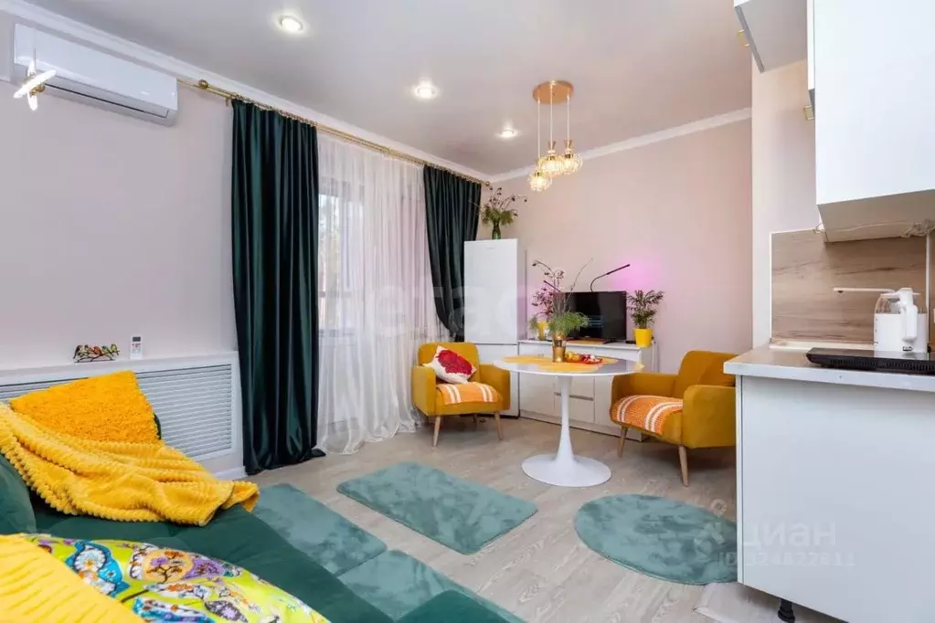 Студия Тюменская область, Тюмень ул. Парада Победы, 7 (25.0 м) - Фото 2