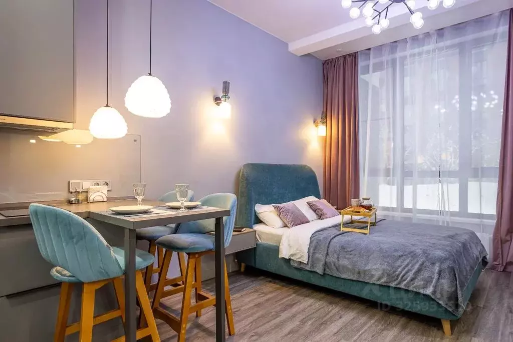 Студия Москва 4-й Верхний Михайловский проезд, 1 (30.0 м) - Фото 2