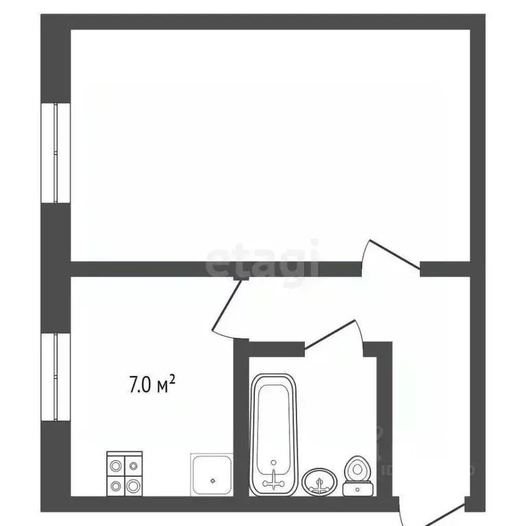 1-к кв. Ярославская область, Ярославль ул. Ляпидевского, 7 (31.0 м) - Фото 2