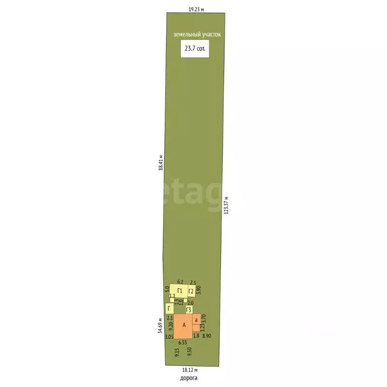 Дом в Тамбовская область, Мичуринский муниципальный округ, с. Борщевое ... - Фото 1