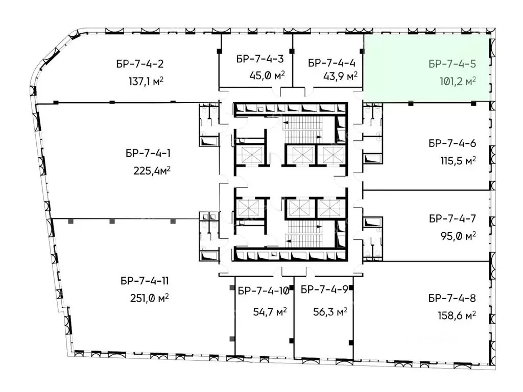Офис в Москва Холодильный пер., 3к1с15 (101 м) - Фото 2