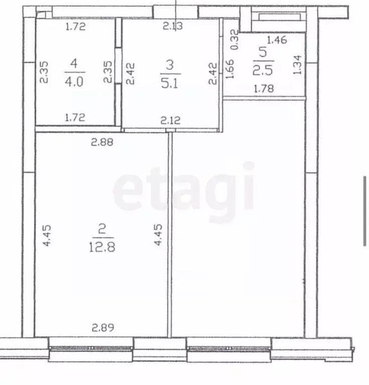 1-к кв. Татарстан, Казань ул. Новаторов, 8А (42.0 м) - Фото 1