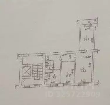 3-к кв. Московская область, Реутов ул. Некрасова, 14 (57.4 м) - Фото 2