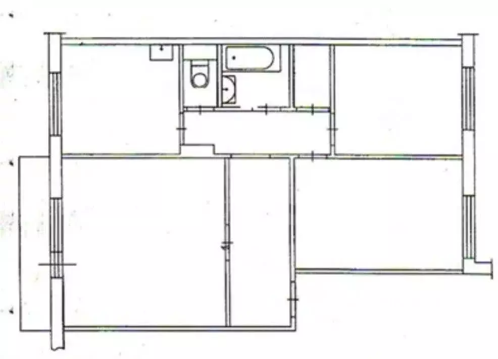 3-к кв. Пермский край, Пермь Парковый просп., 5 (65.6 м) - Фото 2