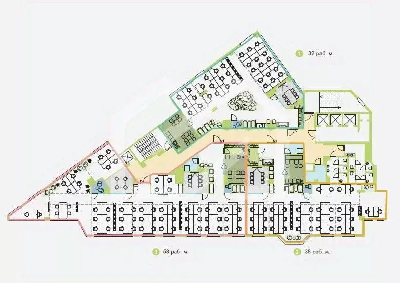 Помещение свободного назначения в Москва Новослободская ул., 14С2 (672 ... - Фото 2