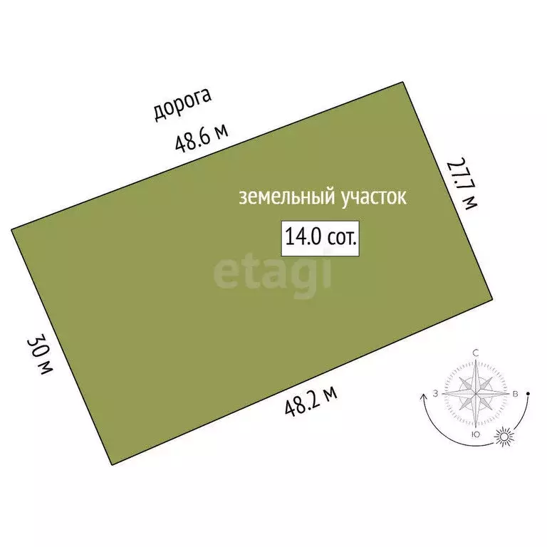 Участок в Тюменский муниципальный округ, село Кулига (14 м) - Фото 1