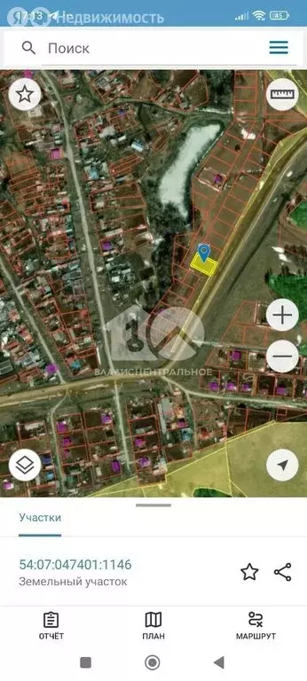 Участок в Совхозный сельсовет, поселок Маяк, Берёзовая улица, 22 (10 ... - Фото 2