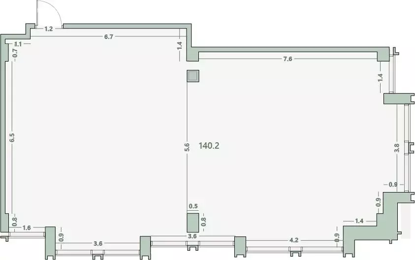 Офис (140.2 м) - Фото 1