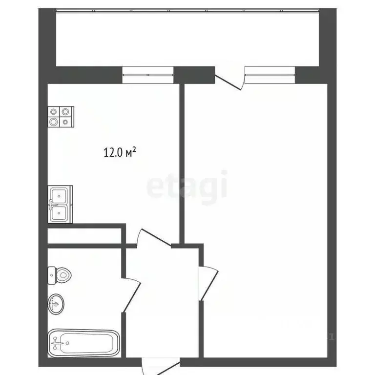 1-к кв. Ямало-Ненецкий АО, Новый Уренгой Созидателей мкр, 4/1 (35.3 м) - Фото 2