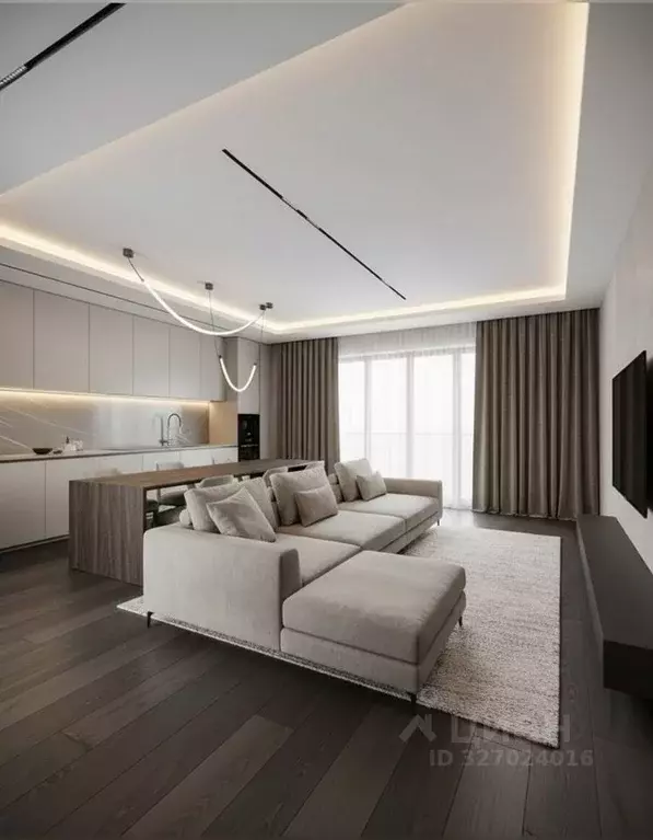 3-к кв. Москва ул. Льва Толстого, 23к1 (134.0 м) - Фото 1