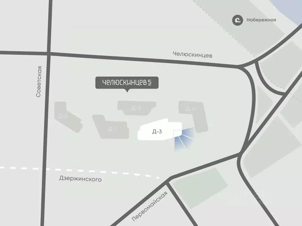 1-к кв. Тюменская область, Тюмень Челюскинцев 5 жилой комплекс (39.8 ... - Фото 2