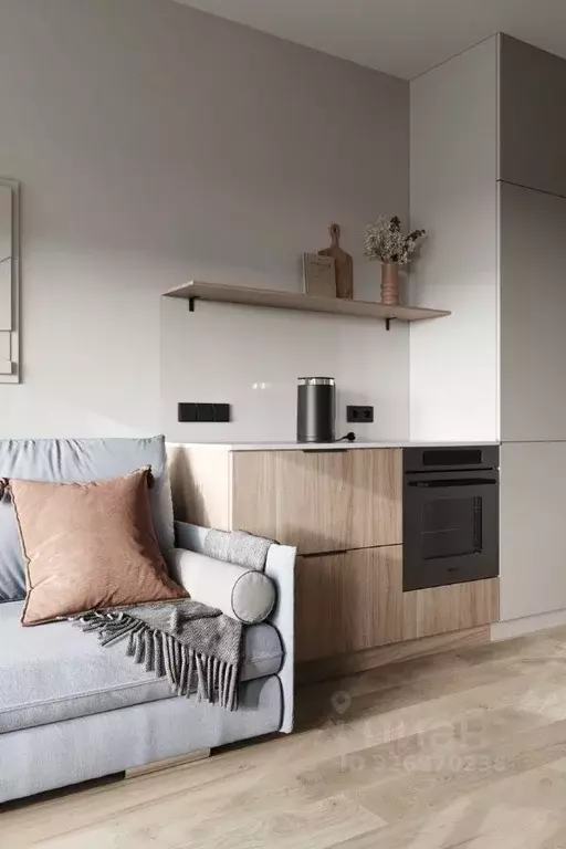 Студия Ростовская область, Ростов-на-Дону ул. Нансена, 109/5 (22.0 м) - Фото 1