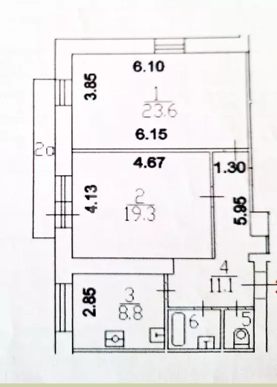 3-к кв. Москва Люсиновская ул., 64К1 (66.7 м) - Фото 0