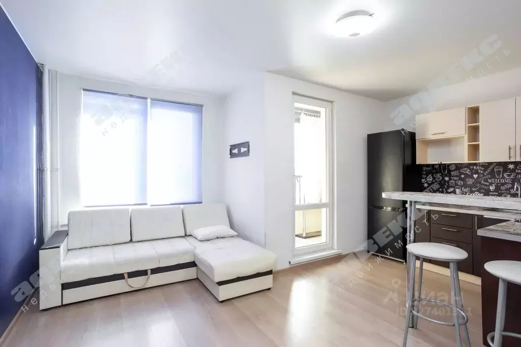 Студия Санкт-Петербург ул. Среднерогатская, 16к6 (26.3 м) - Фото 1