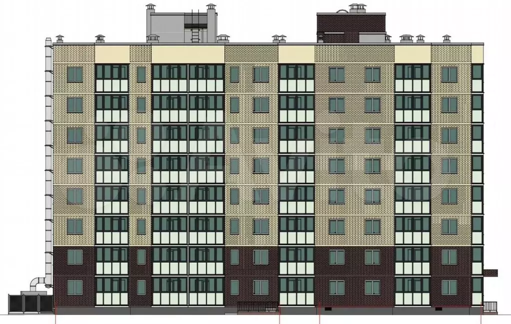 1-к. квартира, 40,1 м, 3/8 эт. - Фото 1