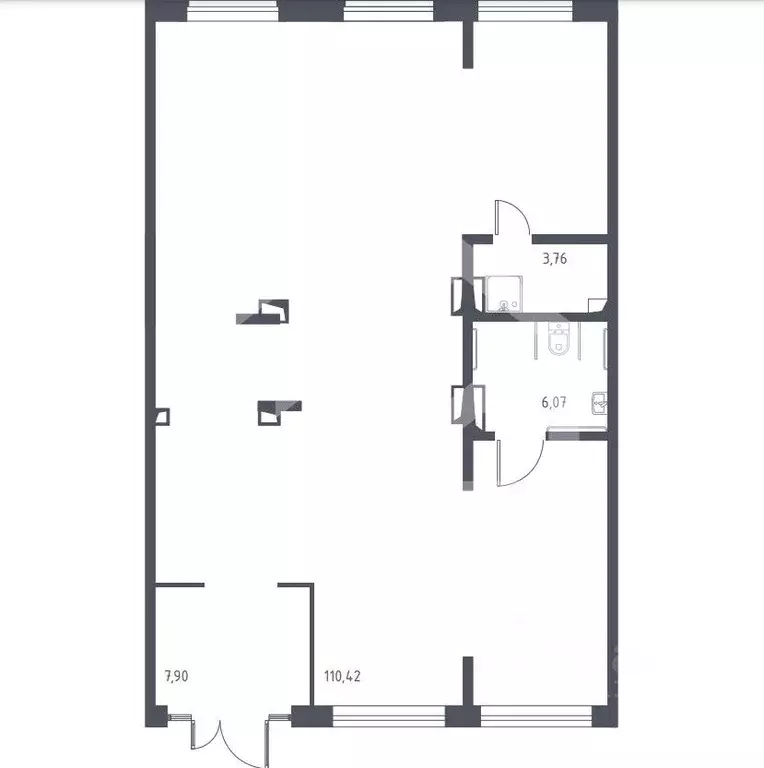 Торговая площадь в Москва Рязановское поселение, ул. Уточкина, 5к1 ... - Фото 2