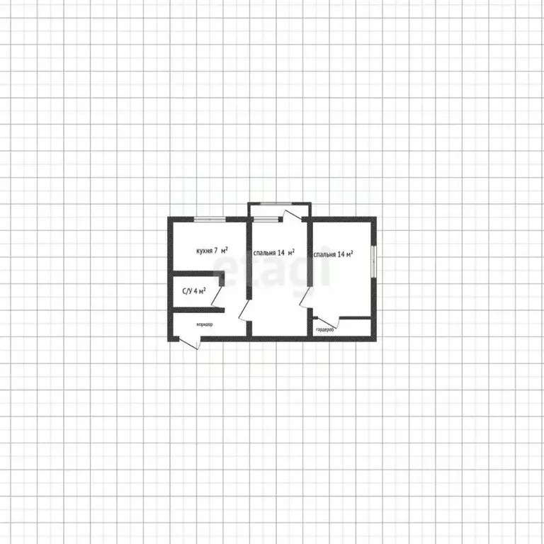 2-к кв. Адыгея, Майкоп ул. Ленина, 80 (46.3 м) - Фото 1