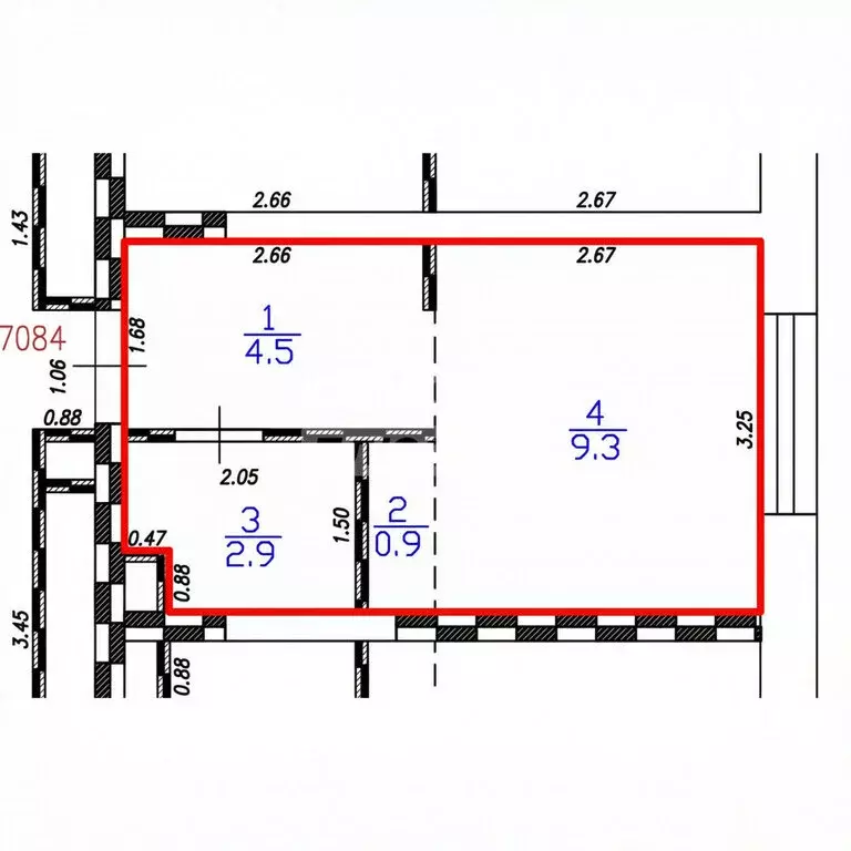 Квартира-студия: Москва, Автомобильный проезд, 4 (17.6 м) - Фото 1