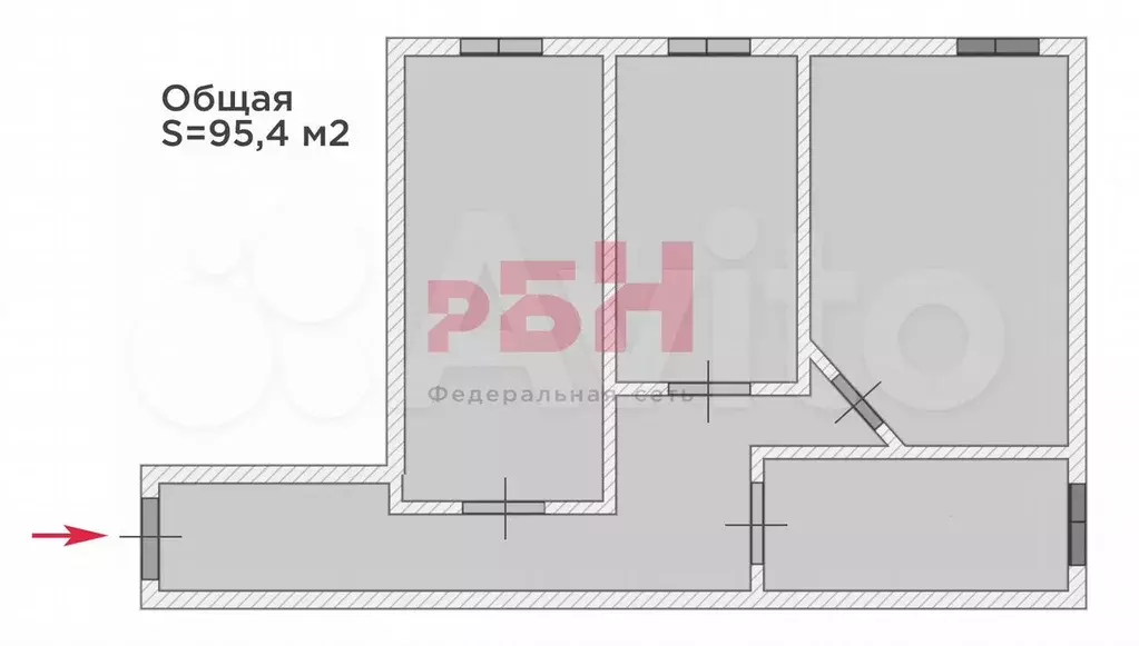 Продам офис 95,4 м2 Тюмень - Фото 0