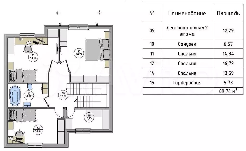 дом 156 м на участке 9 сот. - Фото 1