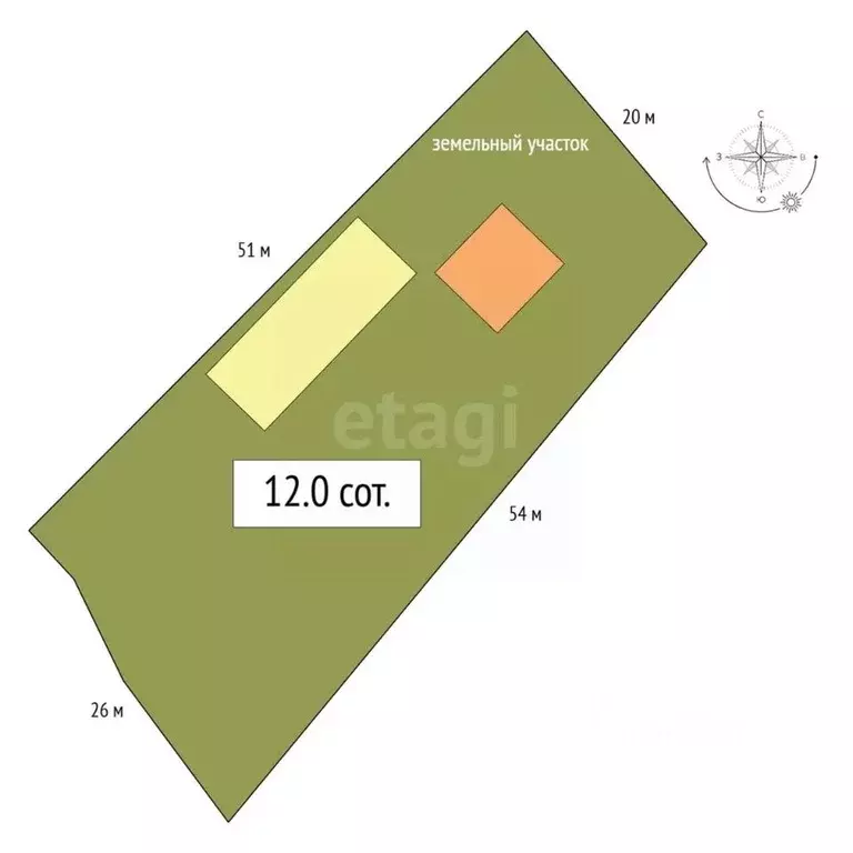 Участок в Алтай, Майминский район, с. Манжерок Пионерская ул. (12.0 ... - Фото 2