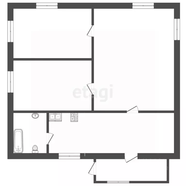 Дом в Ставропольский край, Минеральные Воды ул. Красного Октября (59 ... - Фото 1