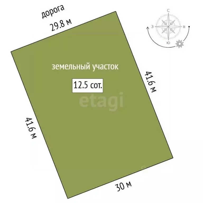 Участок в Тюменская область, Тюменский муниципальный округ, с. Кулига, ... - Фото 2