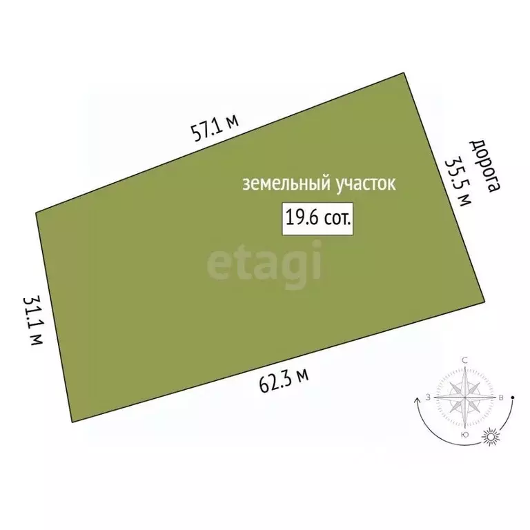 Участок в Свердловская область, Тугулымский муниципальный округ, д. ... - Фото 2