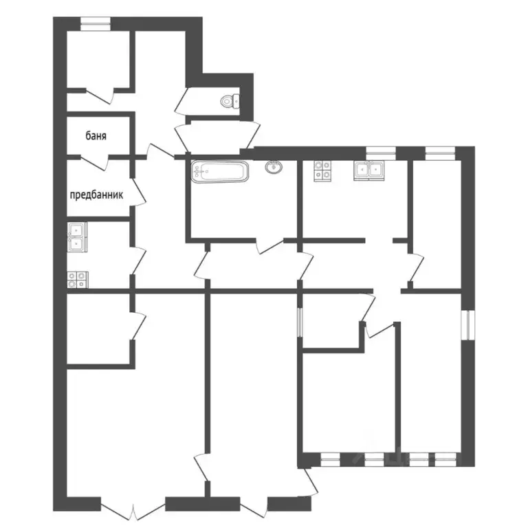 Коттедж в Тюменская область, Заводоуковск Ишимская ул., 9 (80 м) - Фото 2