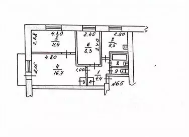 3-к кв. Приморский край, Лесозаводск ул. Куйбышева, 7 (50.6 м) - Фото 2