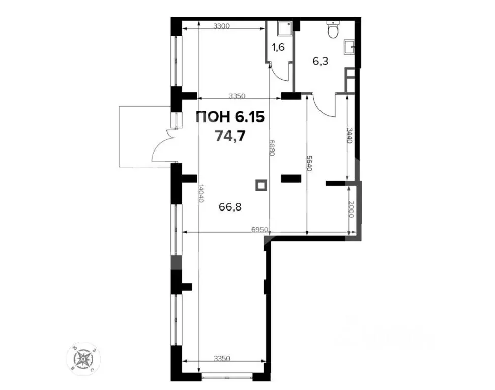 Торговая площадь в Москва Ленинградское ш., 228к5 (75 м) - Фото 2