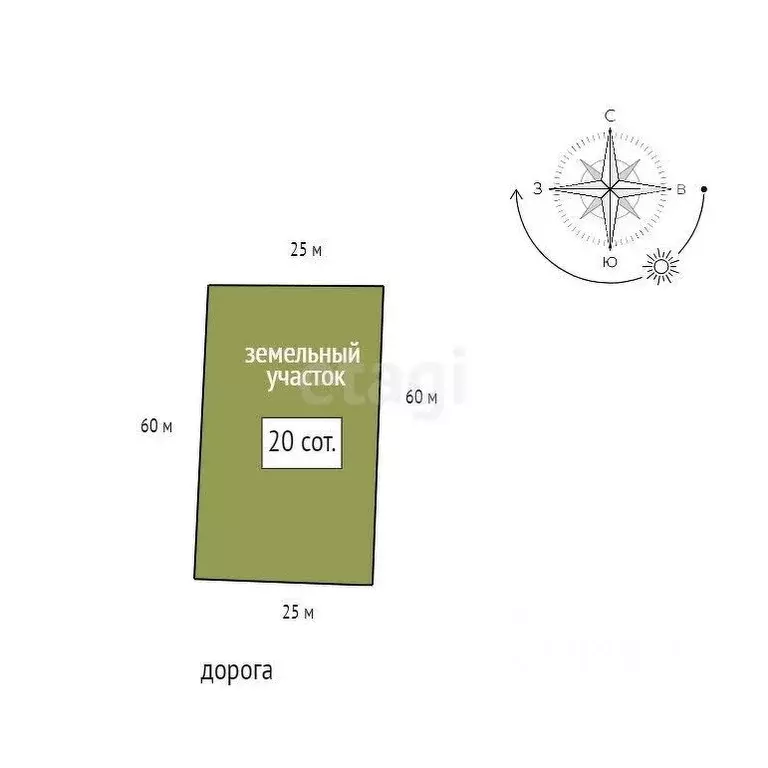 Участок в Красноярский край, Красноярск городской округ, пос. Минино ... - Фото 2