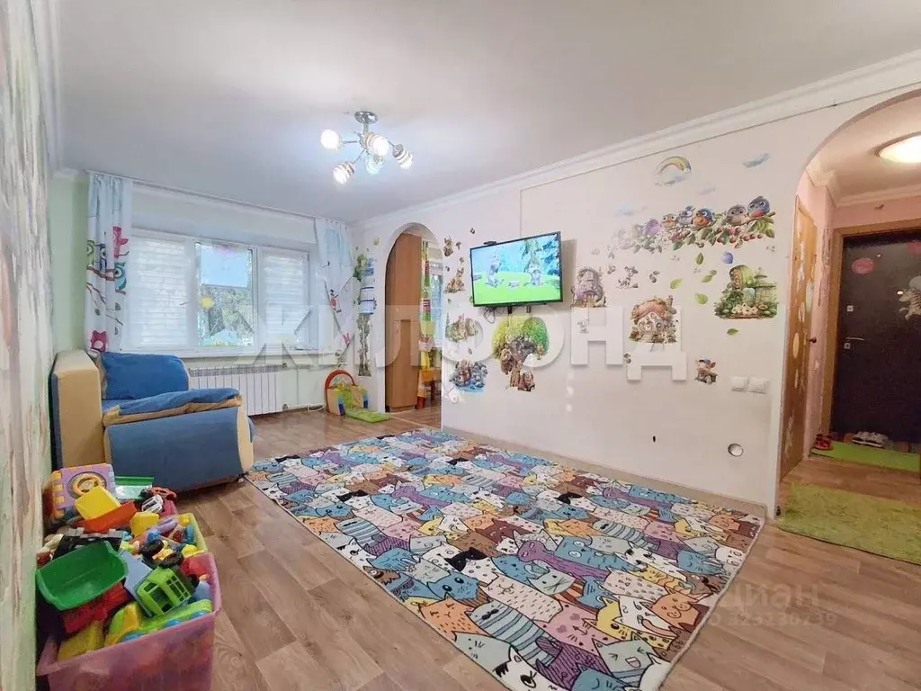 3-к кв. Новосибирская область, Новосибирск ул. Дуси Ковальчук, 266/4 ... - Фото 1