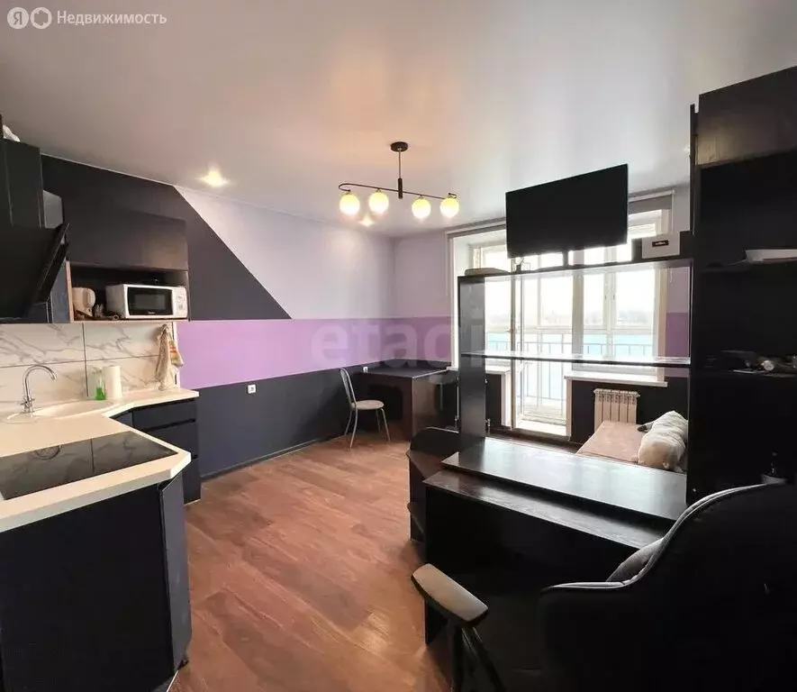 Квартира-студия: Новосибирск, улица Лейтенанта Амосова, 74 (26 м) - Фото 1