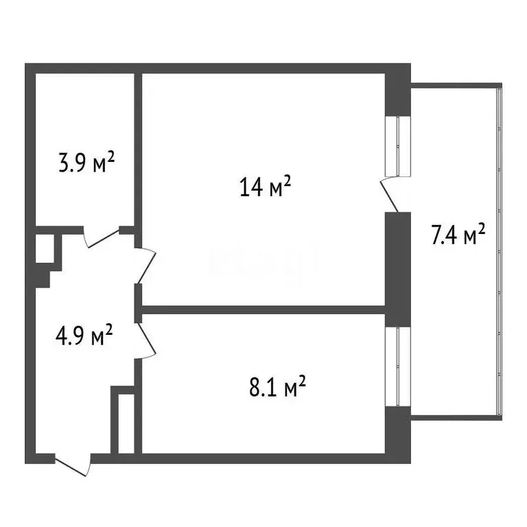 Квартира-студия: Иркутск, переулок имени Академика Алексея ... - Фото 0